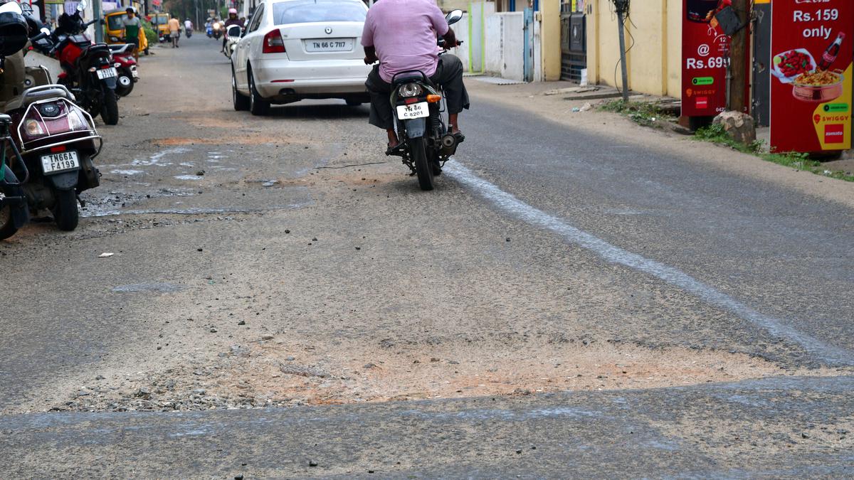 Coimbatore Corporation to carry out ward-wise assessment of road condition for re-laying