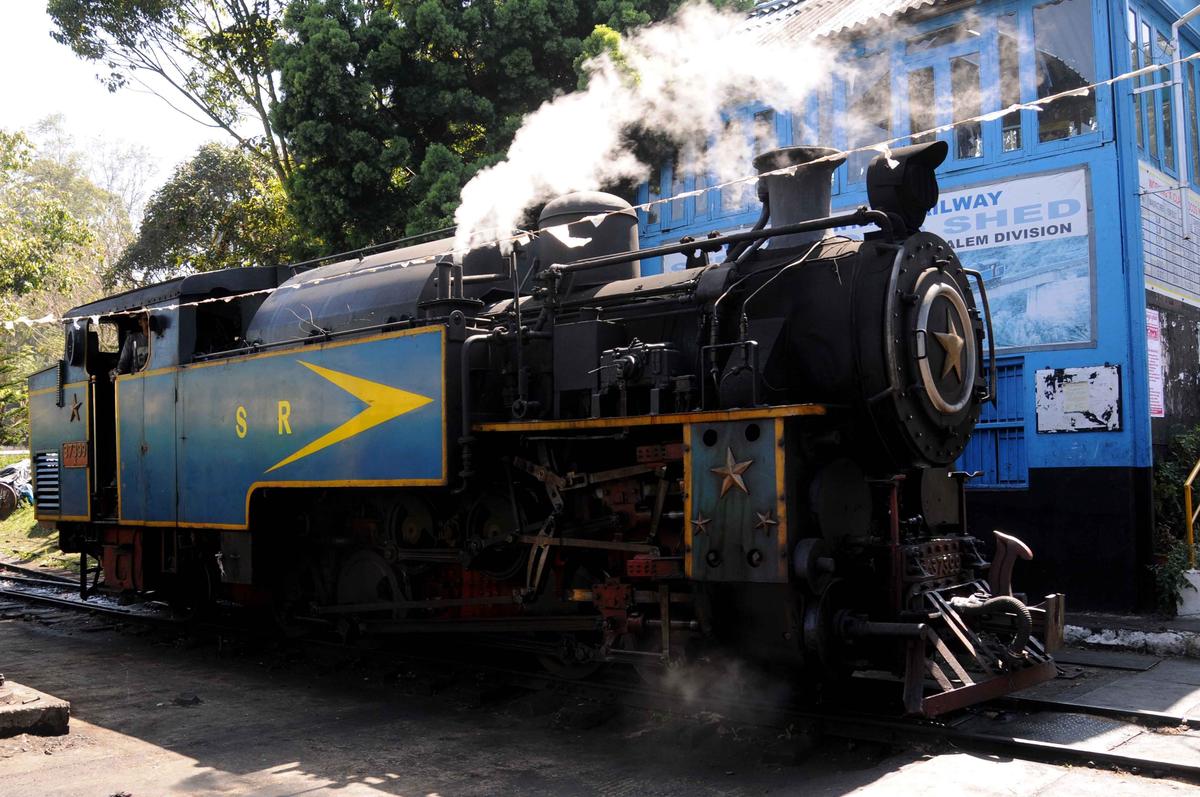 Specially designed X Class steam locomotives haul the train between Mettupalayam and Coonoor