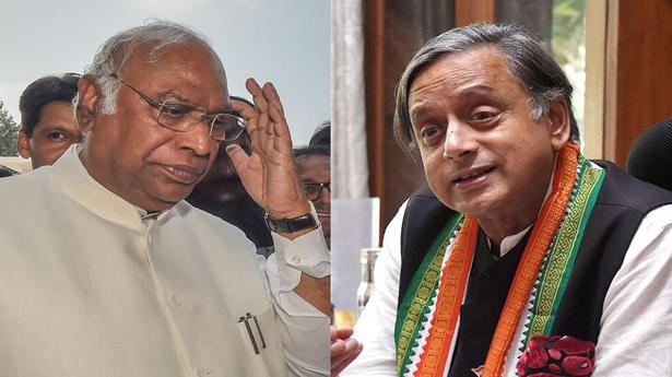 Congress president polls | It’s Mallikarjun Kharge vs Shashi Tharoor as Tripathi’s nomination rejected