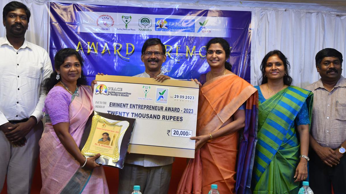 Photo of Homemakers turned entrepreneurs felicitated