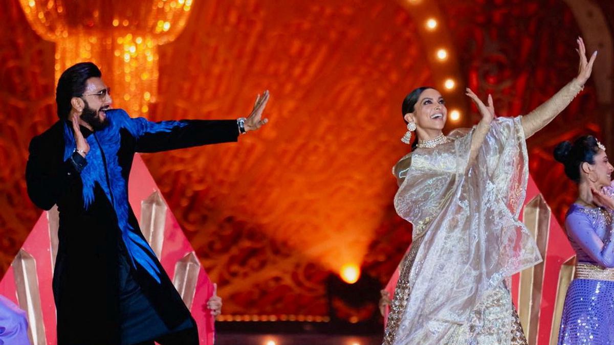 Deepika Padukone dances with Ranveer Singh on stage at Anant-Radhika’s pre-wedding bash