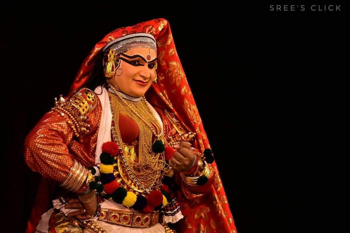 Kathakali artist Kottakkal CM Annik Rrrishnan