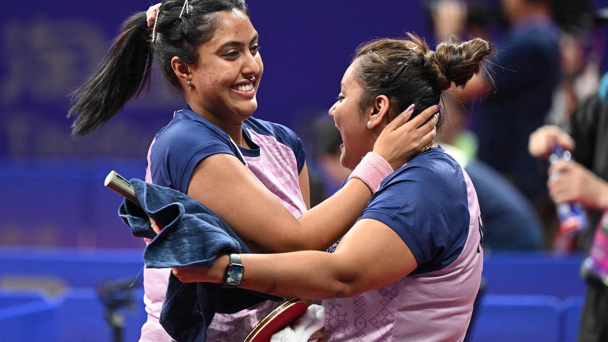 Sutirtha and Ayhika, the Mukherjees from Naihati, who secured a table tennis medal for India in Hangzhou