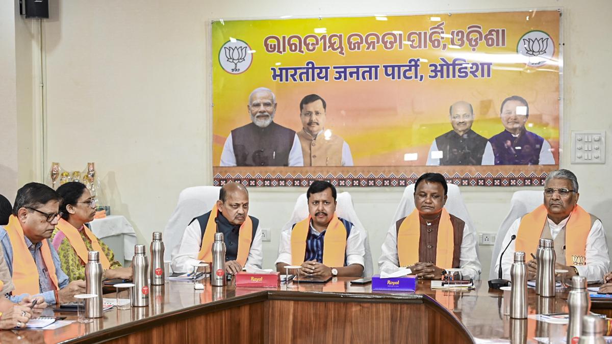 Nabin holds Odisha BJP core committee meeting, discusses strategies for next year's rural polls