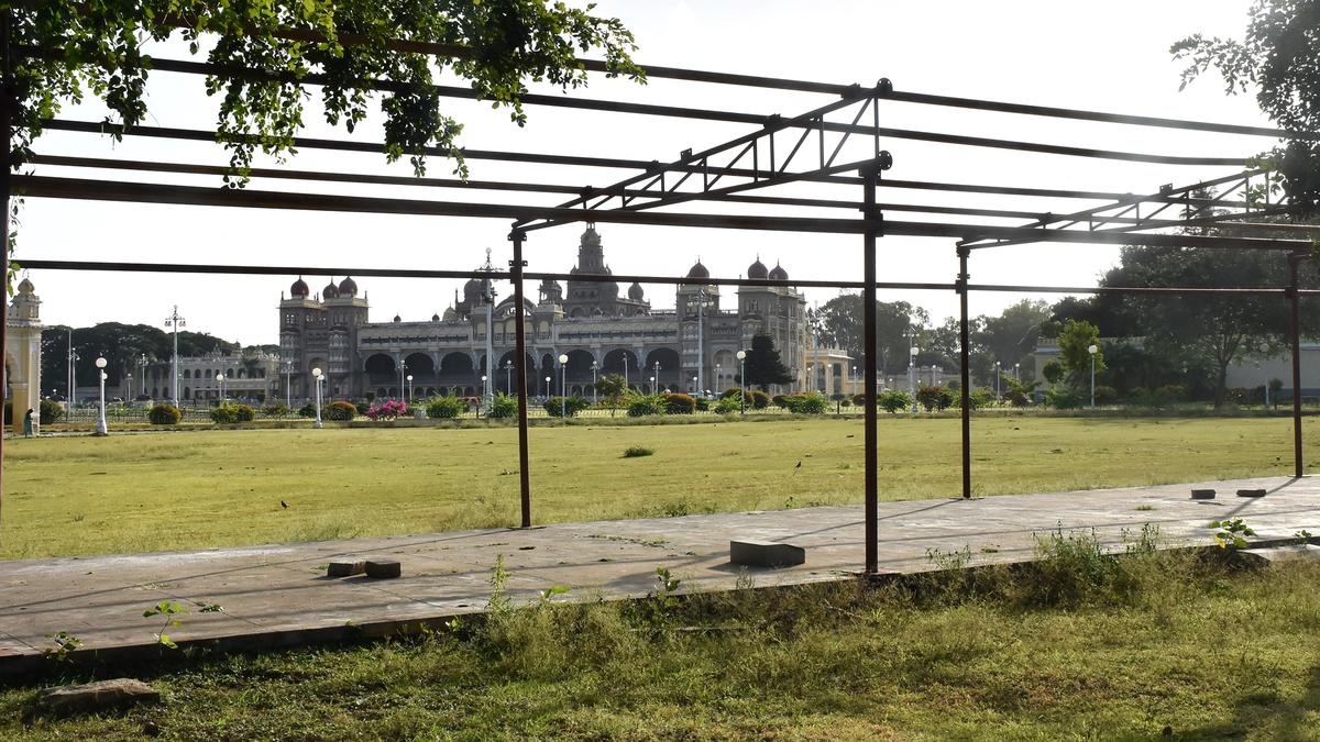 Gajapayana on Sept 1: Preparations on at Palace