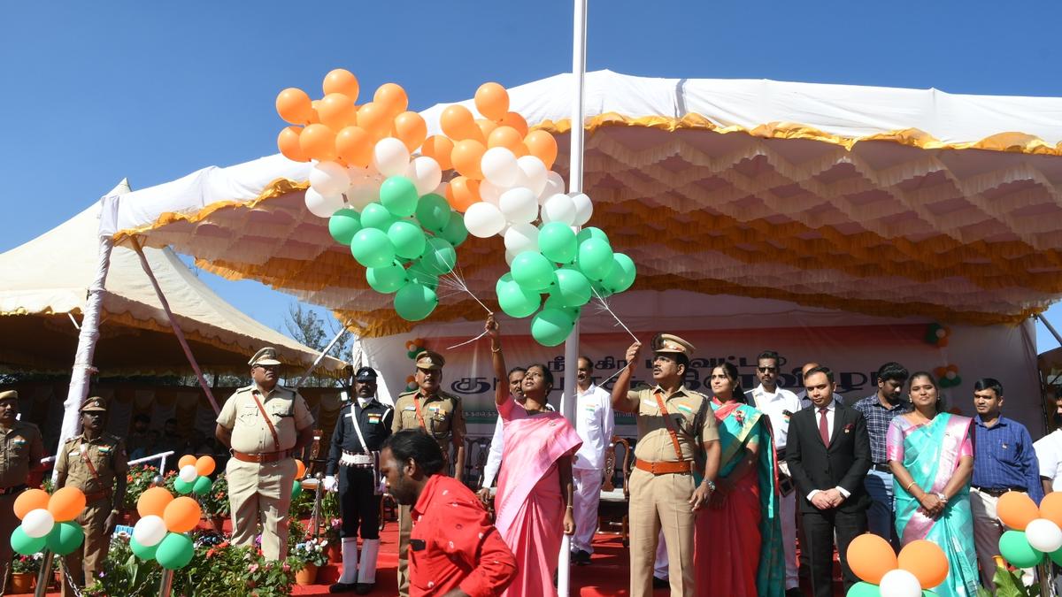 Republic Day celebrated in the Nilgiris