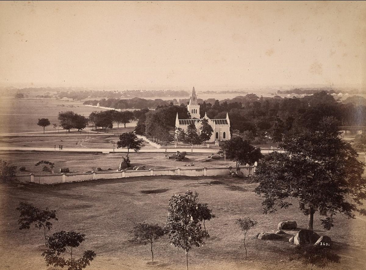 Scottish St. Andrews Church where Mr. Mathew began the prayers for Malayali Christian families.  