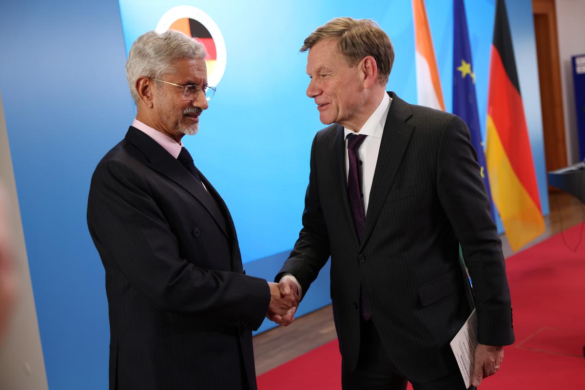 German Foreign Minister Johann Wadephul and India’s Foreign Minister S. Jaishankar German Foreign Minister Johann Wadephul and India’s Foreign Minister S. Jaishankar