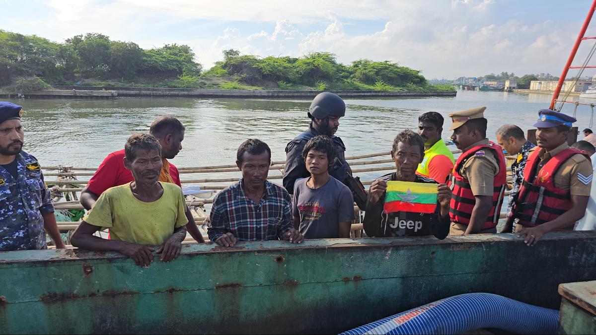 Four Myanmar fishermen rescued near Nagapattinam