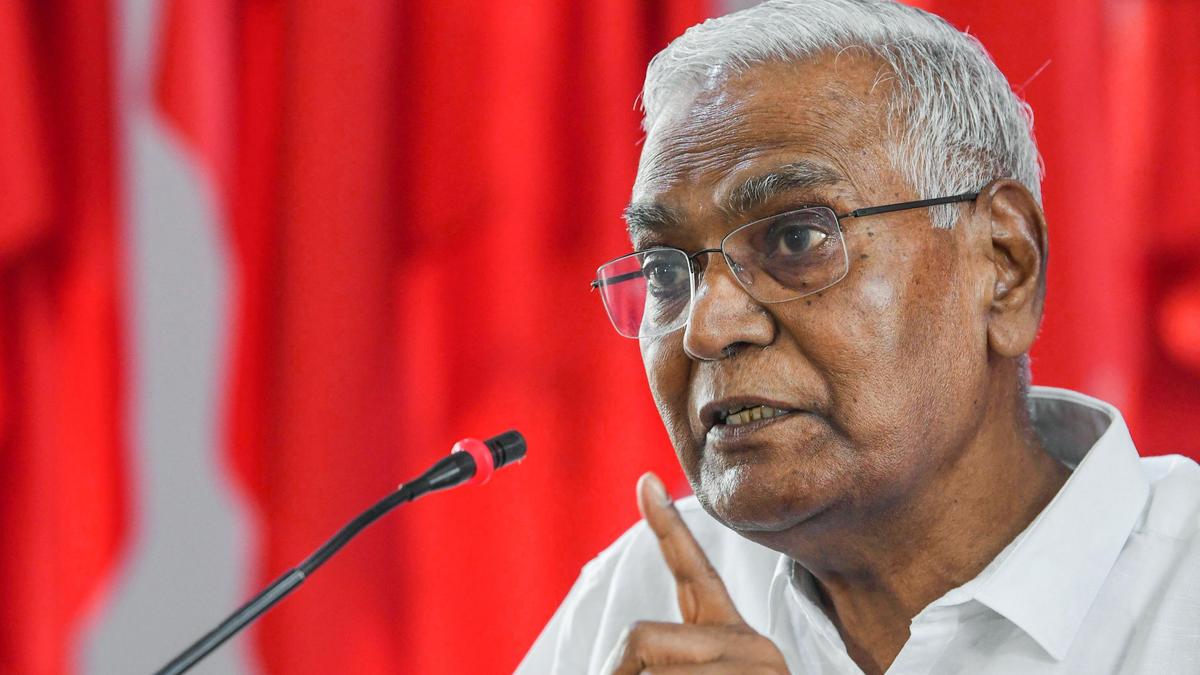 Left is the only ideological alternative to the BJP, says D. Raja