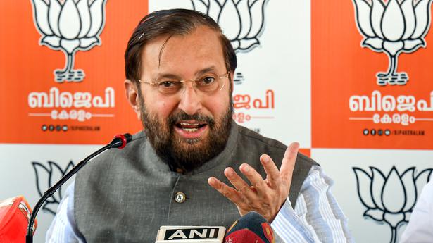 LDF Govt. ‘hand-in-glove’ with PFI: Javadekar