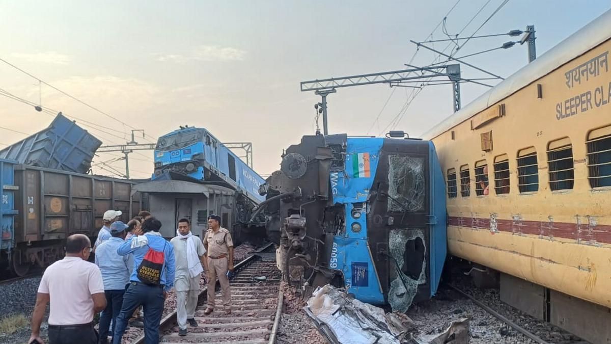 Two loco pilots injured as goods train hits another in Punjab