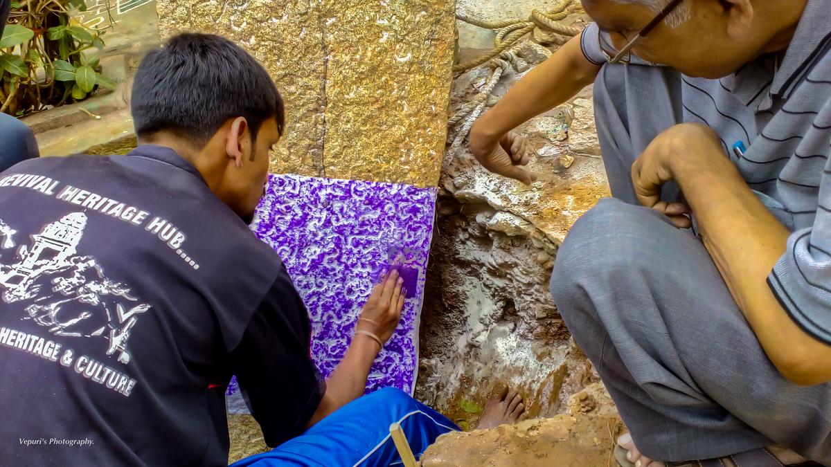 Rajeev Nrupathunga and members of the Revival Heritage Hub in action