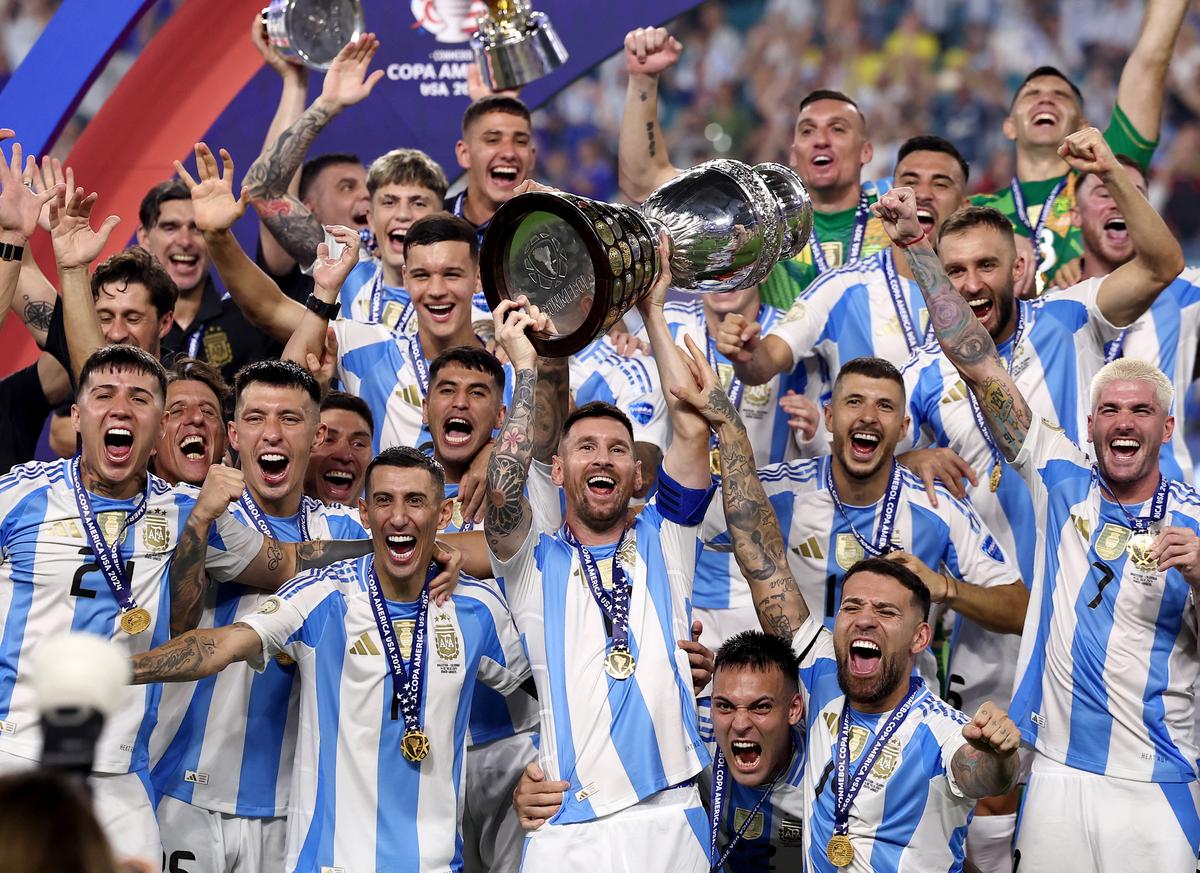 Copa America Final: Argentina wins record 16th Copa America title, beats  Colombia 1-0 after Lautaro Martinez's extra-time goal - The Hindu