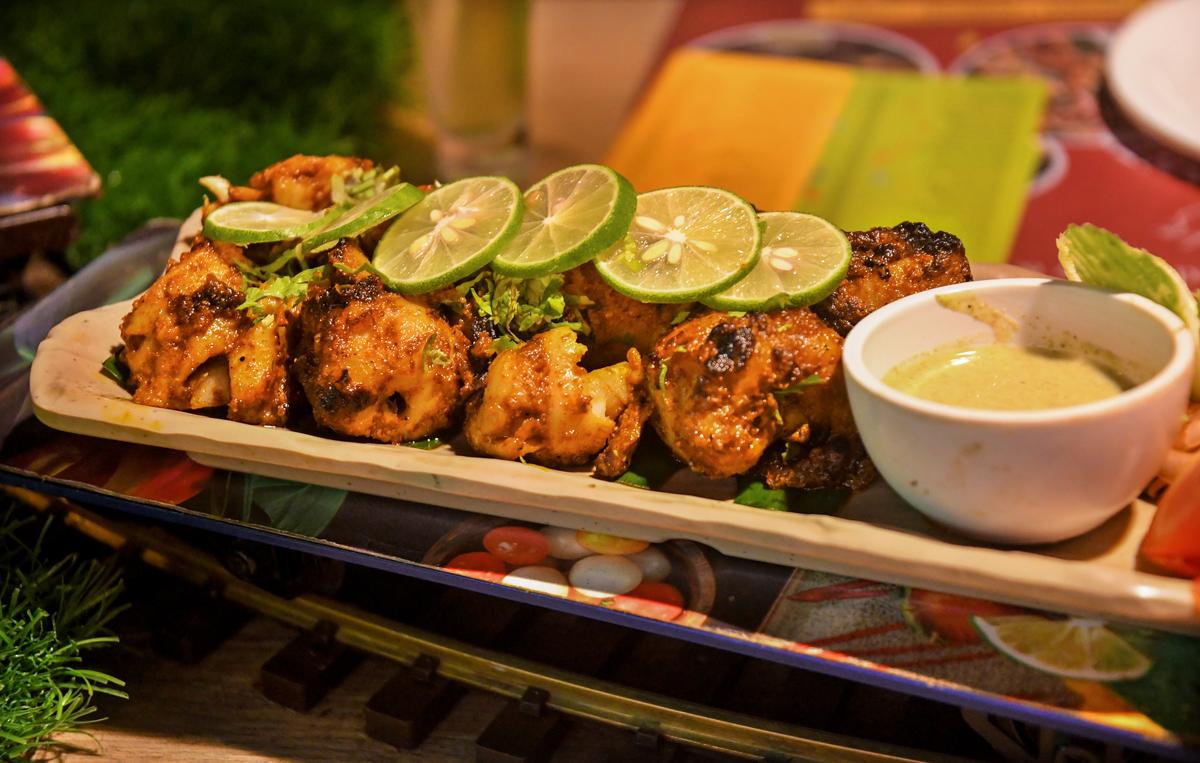 Platform 65, a trainthemed restaurant in Visakhapatnam, serves food on