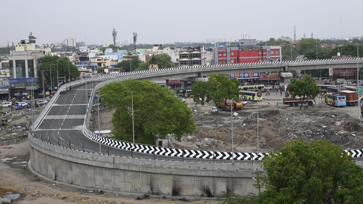 Ukkadam - Aatuppalam flyover works in Coimbatore nearing completion
