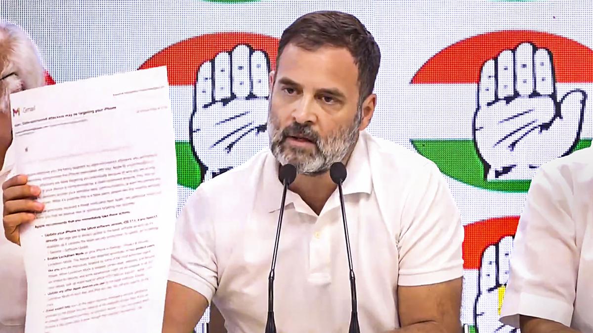 Hacking a clear sign of panic, it’s against entire Opposition: Rahul Gandhi