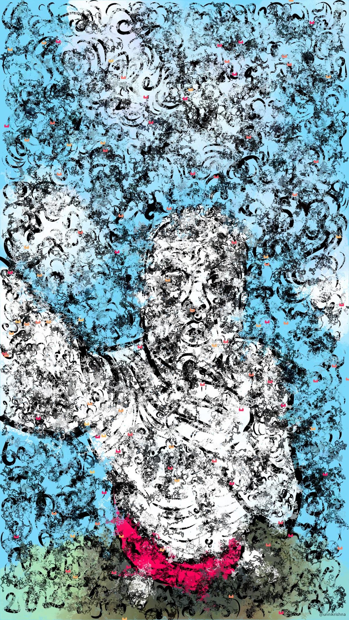 Unnikrishna Damodar’s generative art Unnikrishna Damodar’s generative art