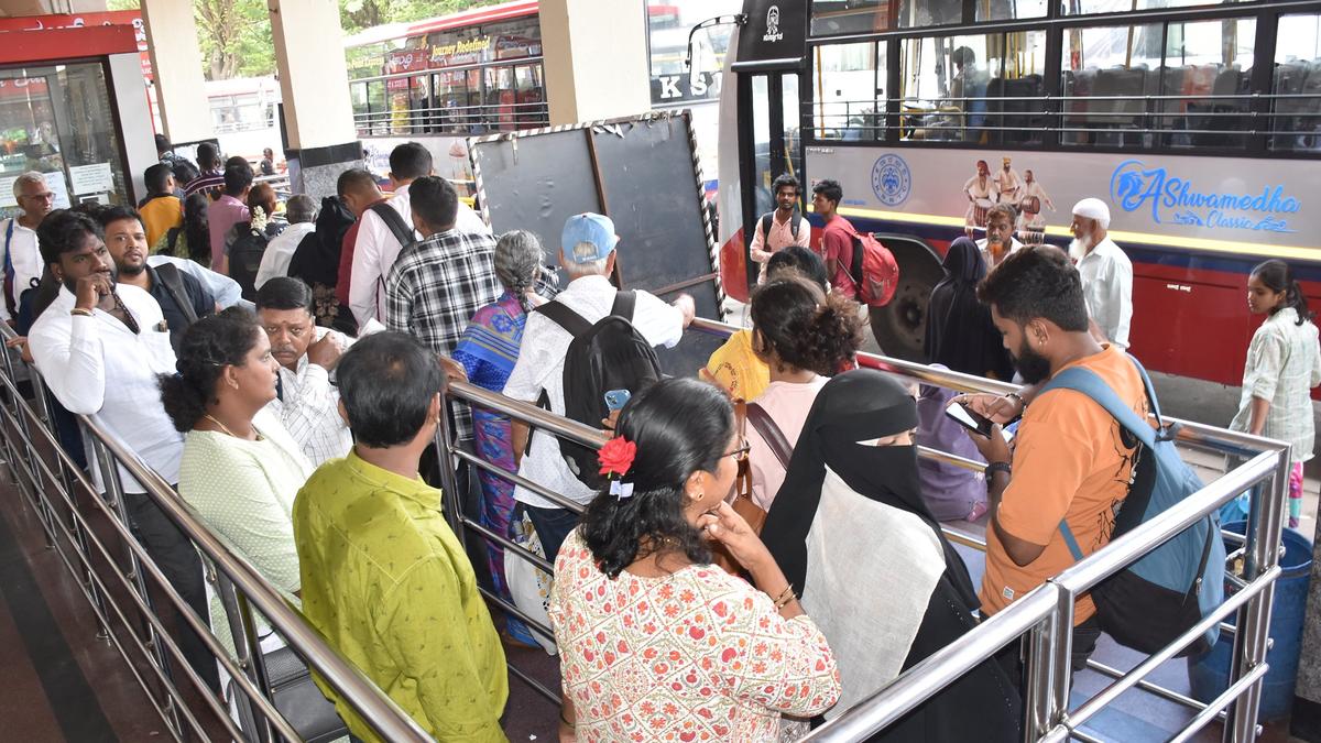 &lsquo;Shakti&rsquo; completes one year: 13.59 crore women received free rides in Mysuru