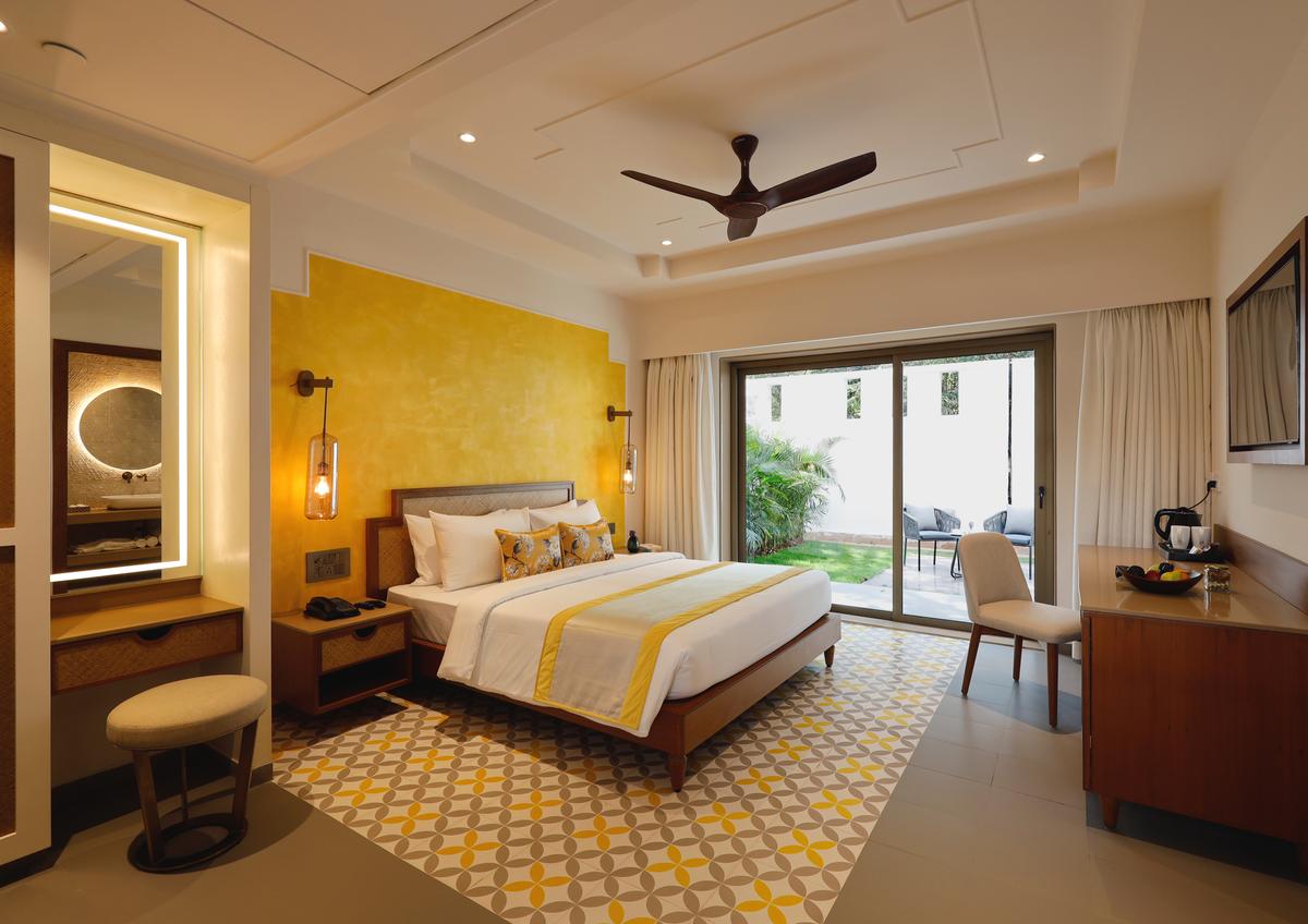 Structural changes are minimal in the refurbishing of three spacious bedrooms within the original structure, creating airy and luxurious suites.