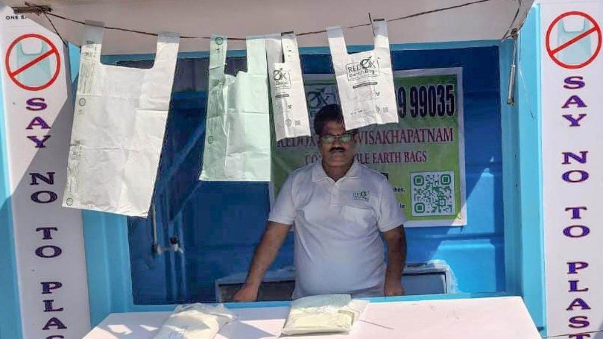 GVMC sets up ‘Say No to Plastic’ kiosks at 10 places in Visakhapatnam