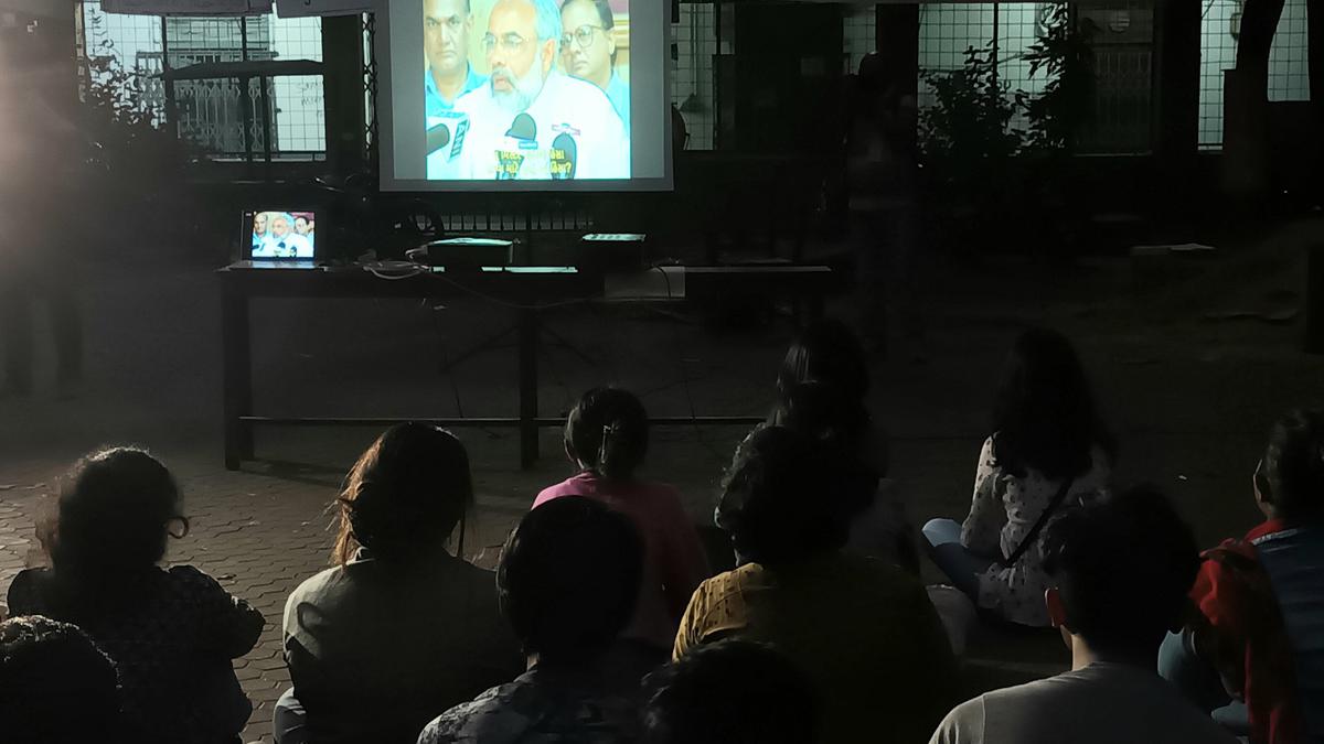 Students at two Kolkata varsities screen BBC documentary on PM Modi