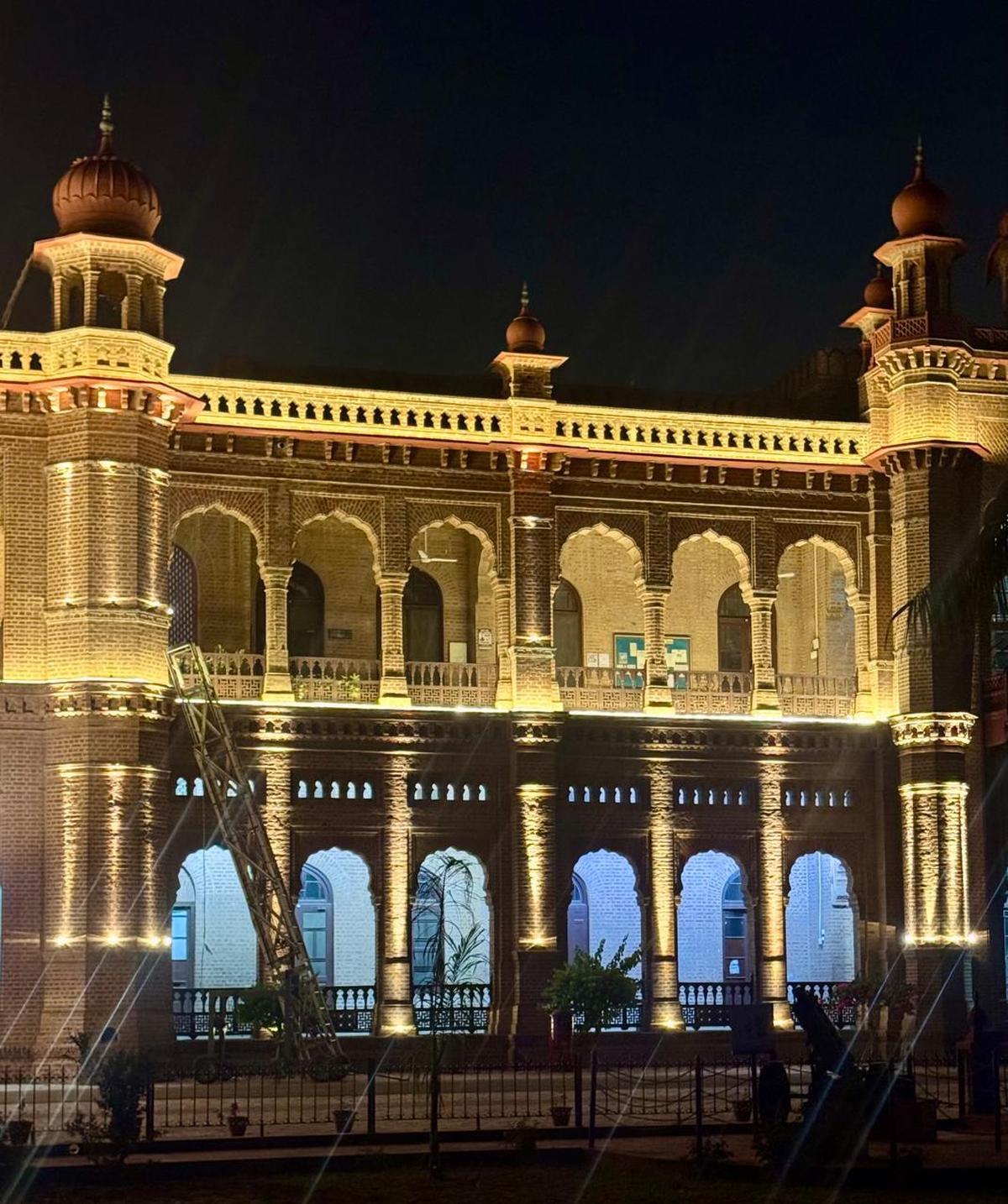 The intricate architectural details require meticulous attention to lighting design