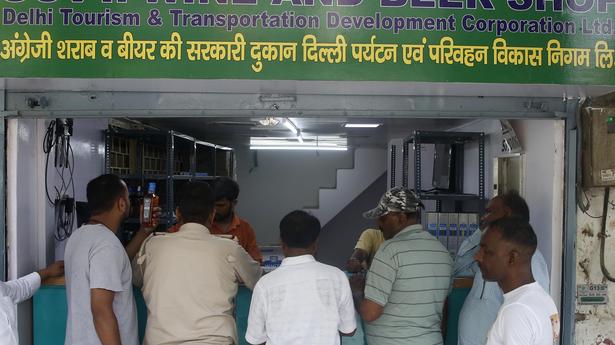 Empty shelves greet public as Delhi govt. liquor vends open