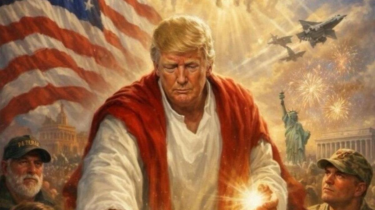 Trump deletes Jesus post of himself after outcry