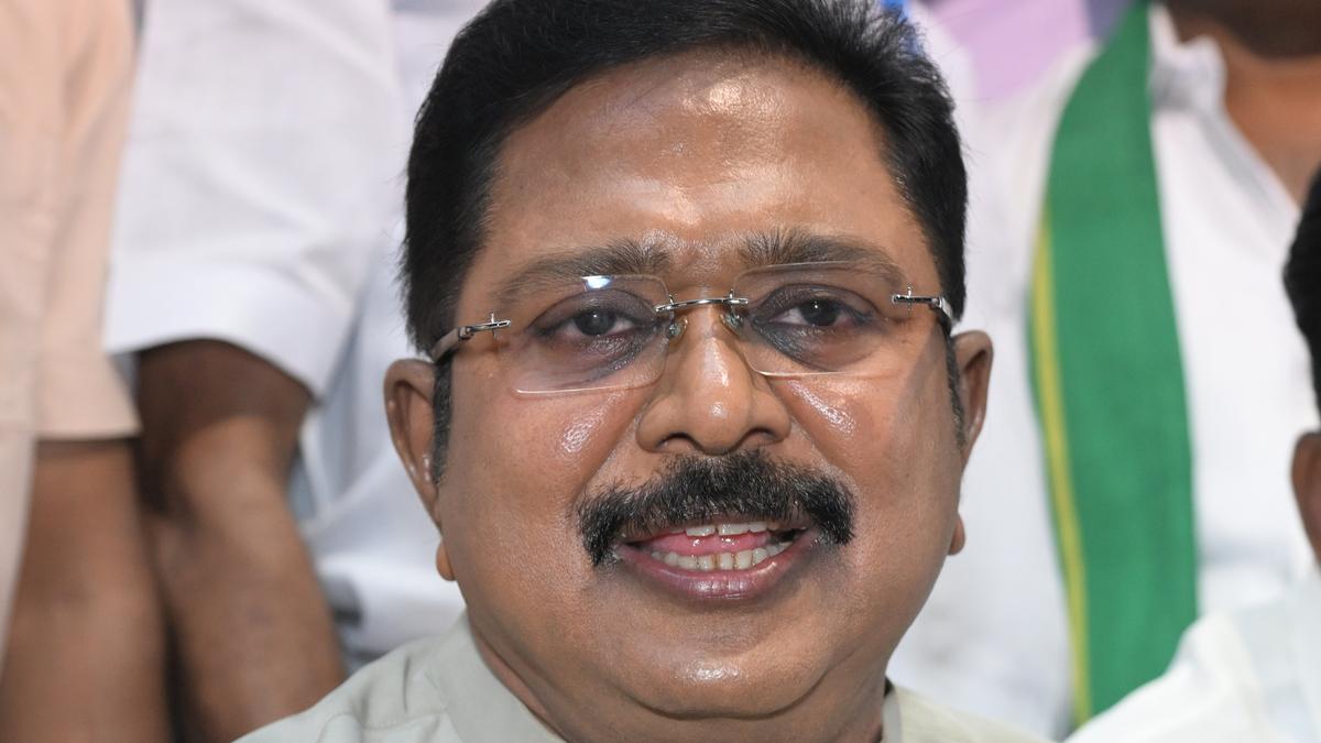 Dhinakaran opposes ‘move’ to convert Vyasarpadi temple pond into parking lot