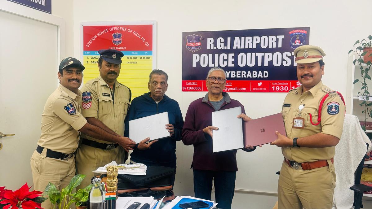 Lost backpack with three laptops recovered within hours at Hyderabad airport