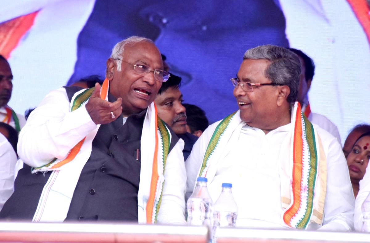 Congress will return to its glory under Kharge's leadership: Siddaramaiah -  The Hindu