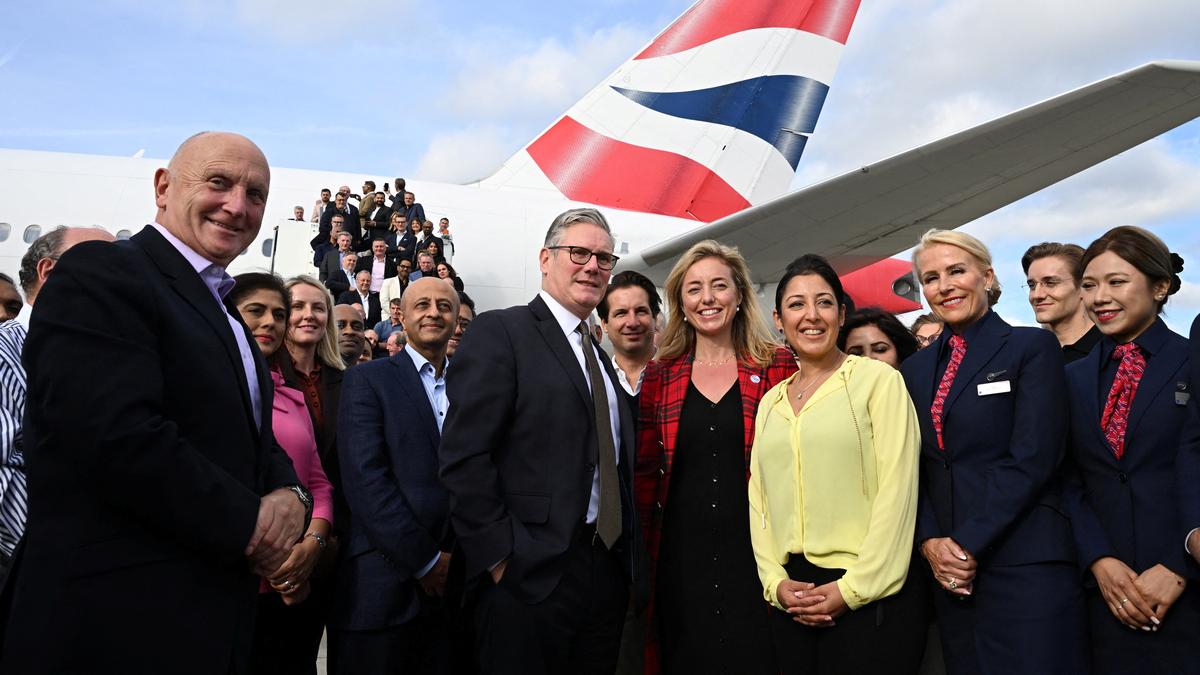 Starmer arrives in India with large business delegation in tow