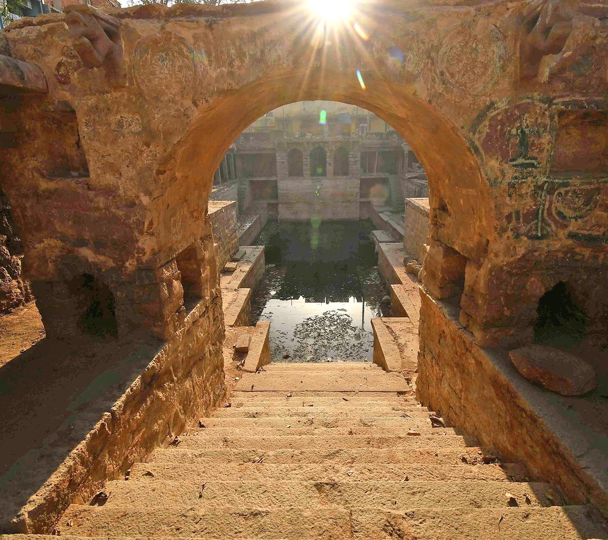 Bansilalpet stepwell transformed from a trash heap to a cultural space