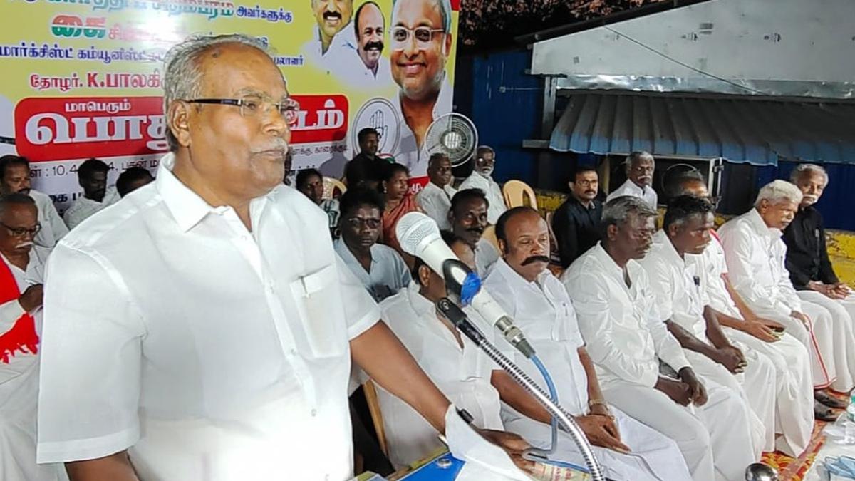 AIADMK leader says he is a farmer, but his actions speak otherwise: CPI(M) leader Balakrishnan