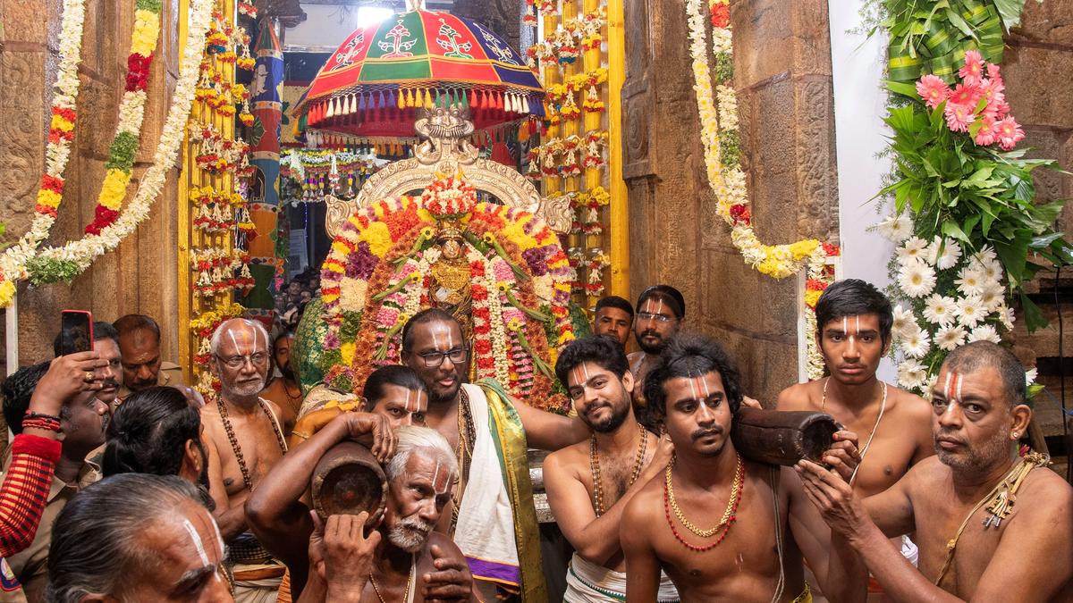‘Paramapada Vasal’ opened at Kallazhagar Temple on Vaikunta Ekadasi