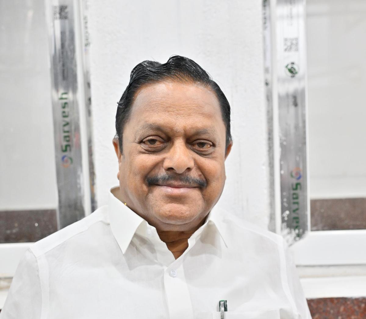L'attuale MLA DMK di Coonoor, K. Ramachandran