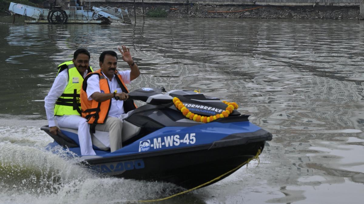 Hyderabad | Jet Skis, Water Rollers and other water sports inaugurated at Hussain Sagar lake