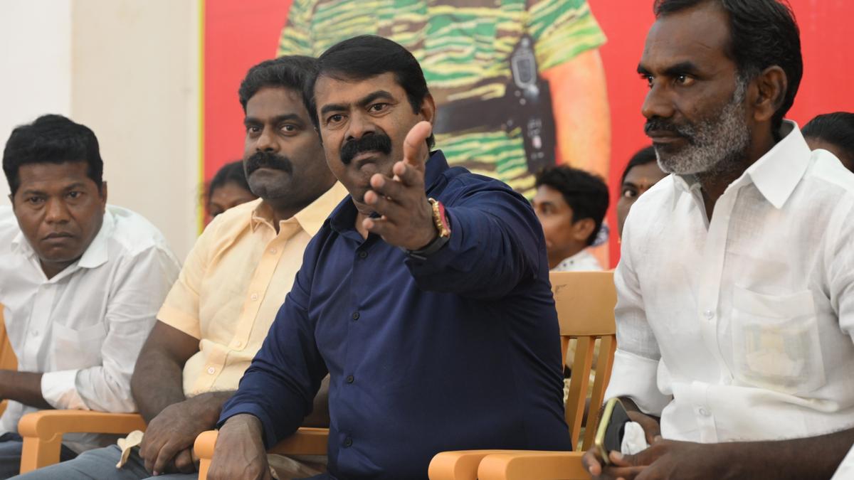 Seeman, NTK cadre held for trying to protest in Nungambakkam