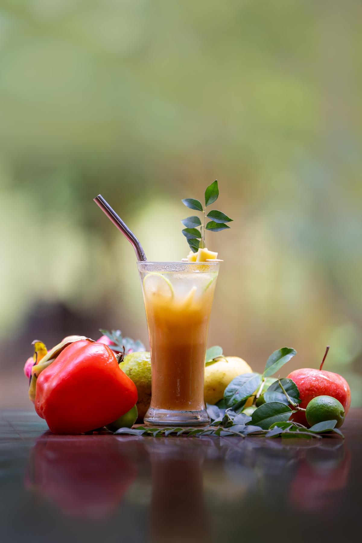 Smoked aam panna at Bagh Tola