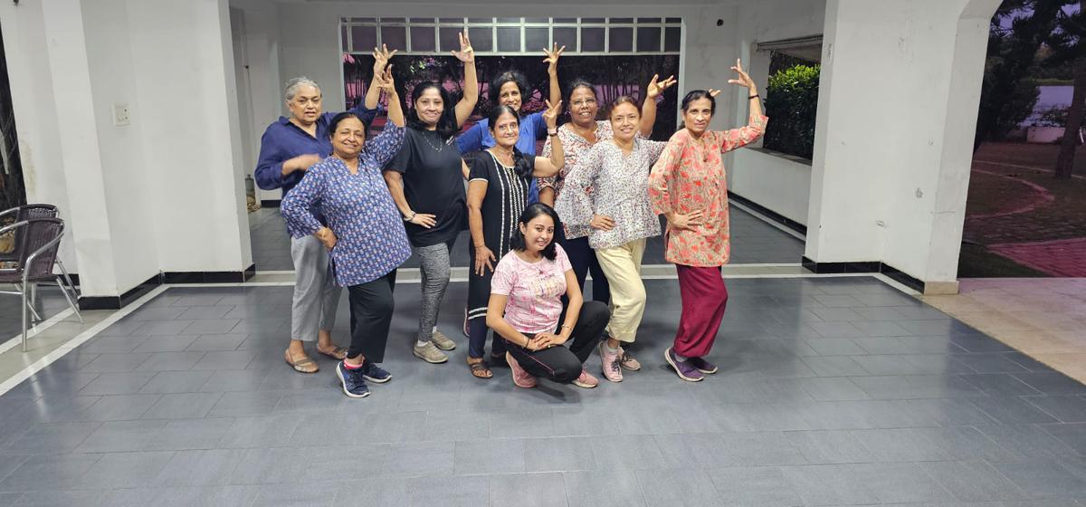 Senior women’s group Lady Bugs of KAPZ Dance Sessions, Thevara, Kochi 