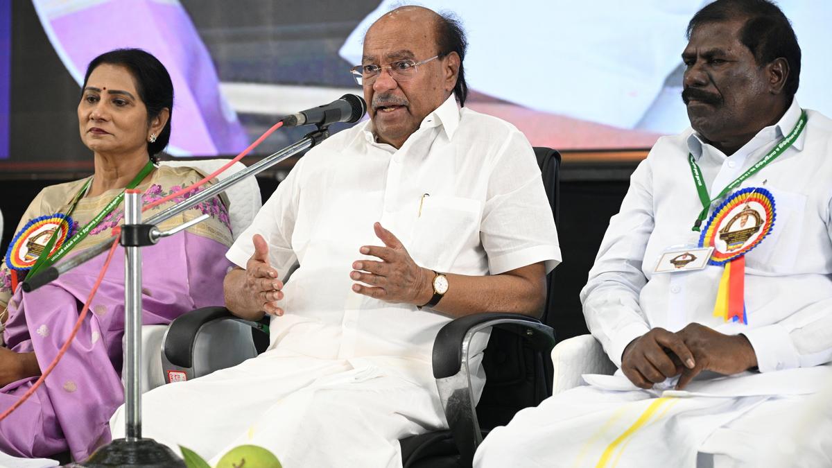 S. Ramadoss elected PMK president at party &lsquo;general council&rsquo; meeting in Salem
