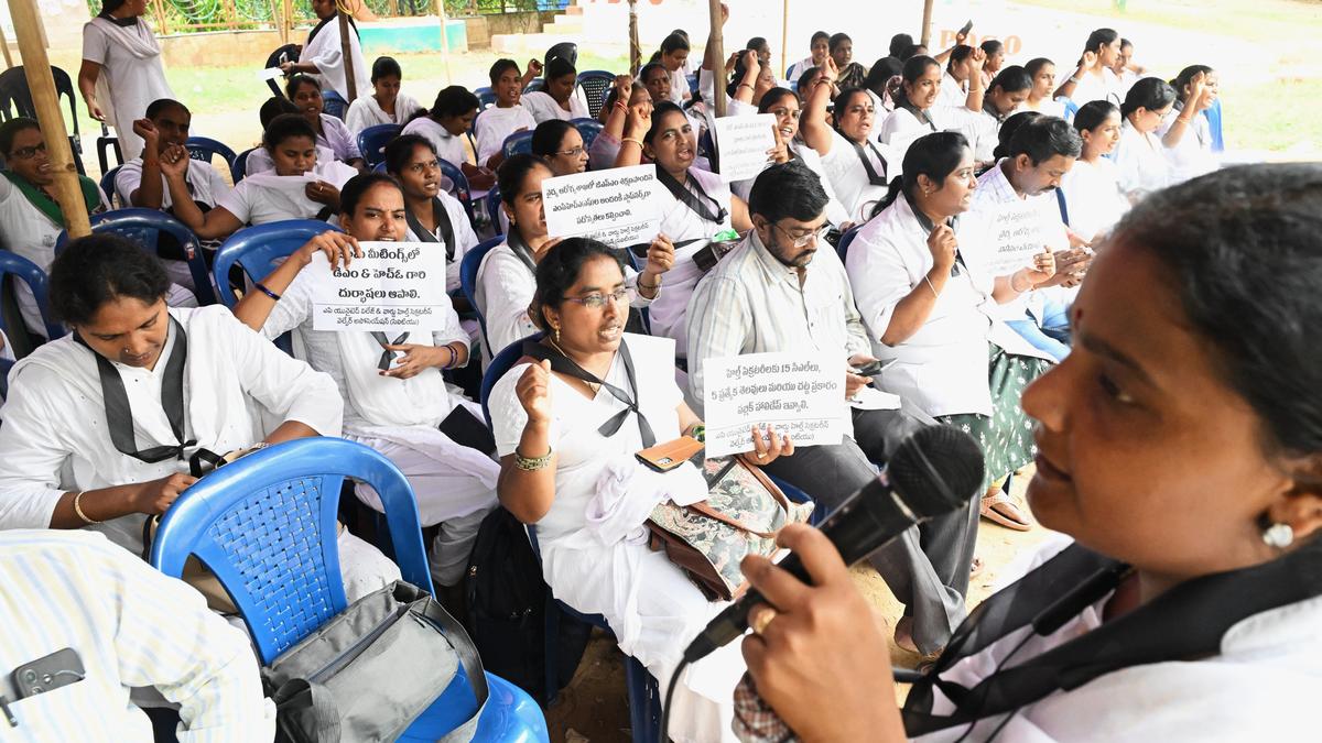 ANMs employed at village, ward secretariats in A.P. demand promotion