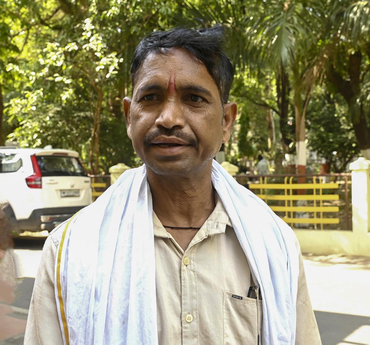 Mahesh Patel, operator of the cruise boat that capsized in the Bargi dam reservoir in Jabalpur.