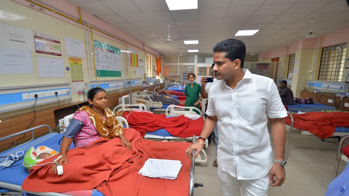 MLA pays surprise visit to district hospital; recommends suspension of officers for dereliction of duty