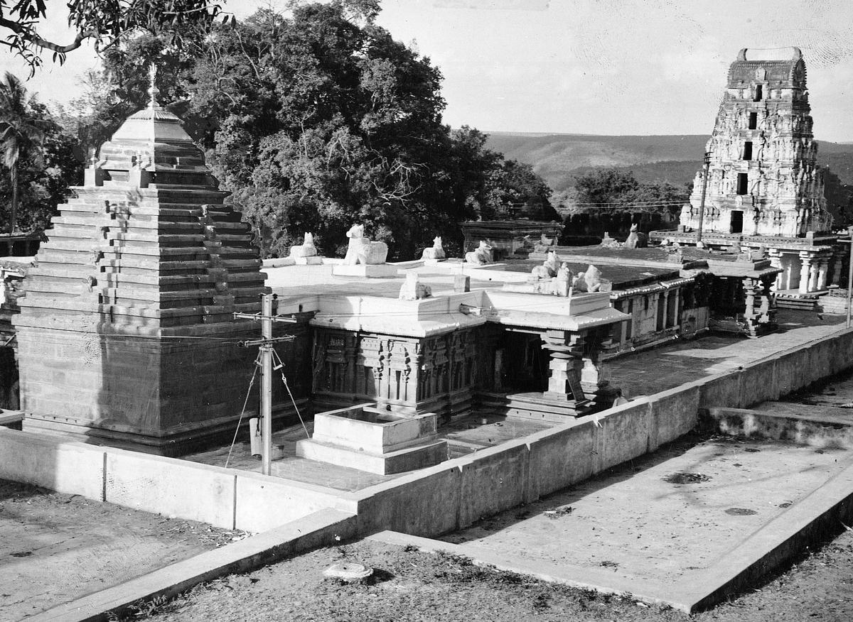 Sri Mallikarjunaswamy temple at Srisailam in Andhra Pradesh.