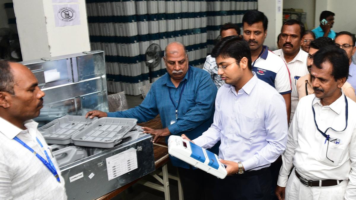 Firstlevel checking of electronic voting machines begins in Coimbatore