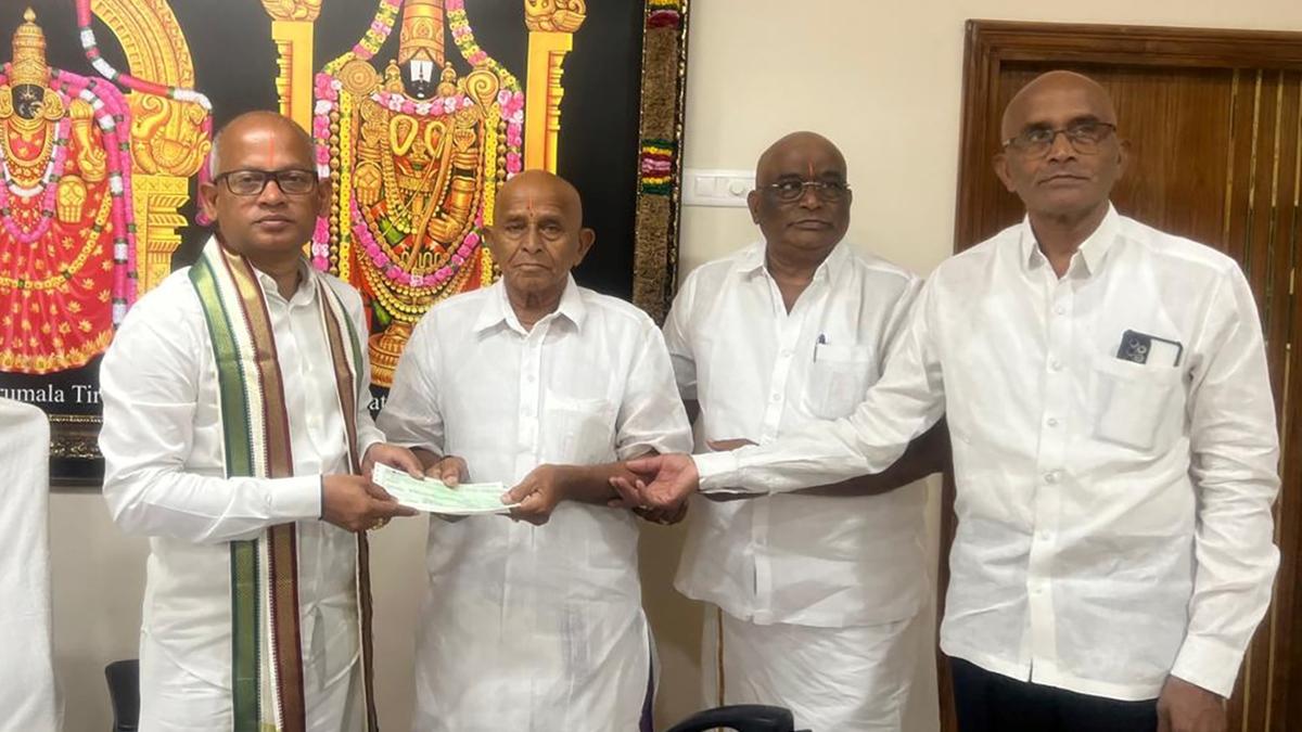 Firm donates ₹1.23 crore to TTD