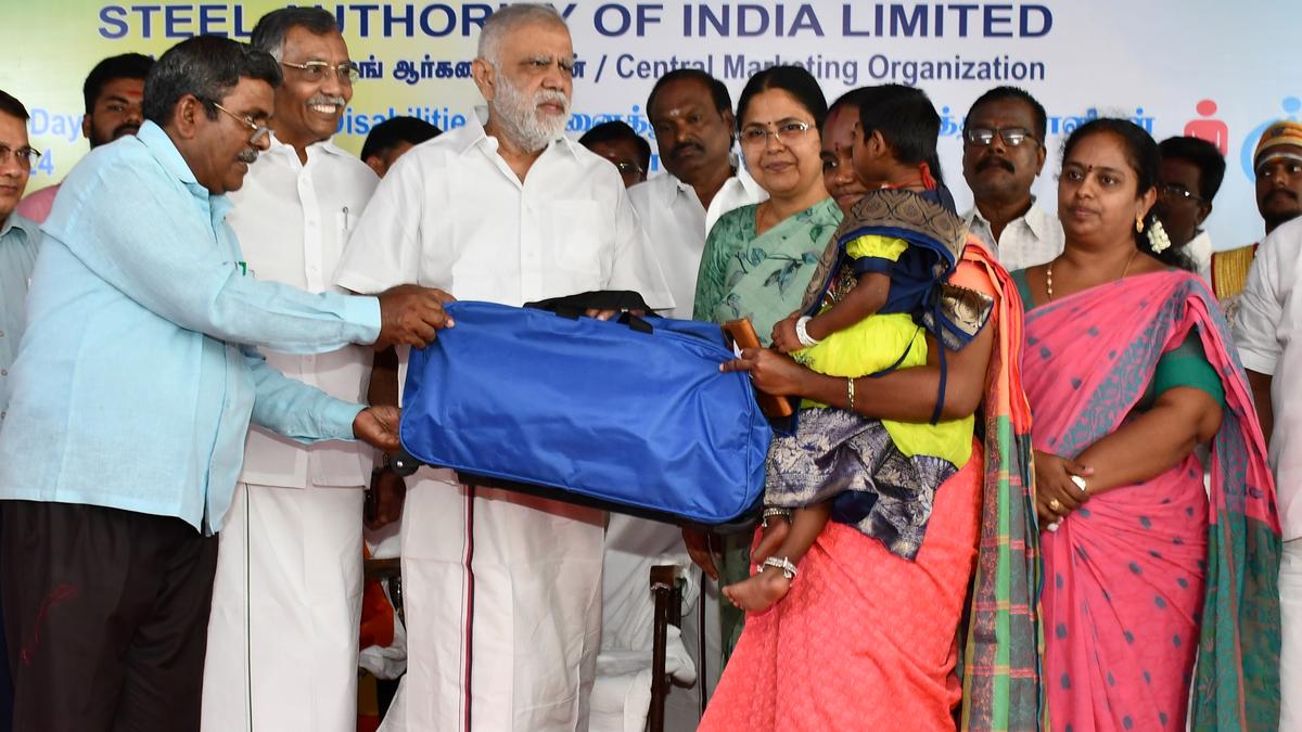 Minister distributes ₹77 lakh worth welfare measures to differently abled people