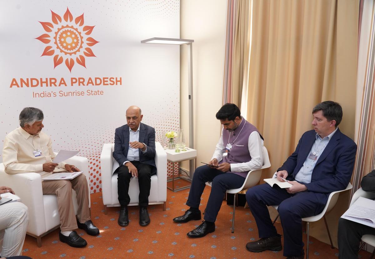 thehindu.com - The Hindu Bureau - A.P. CM Naidu pushes for AI and startup growth initiatives at Davos meet